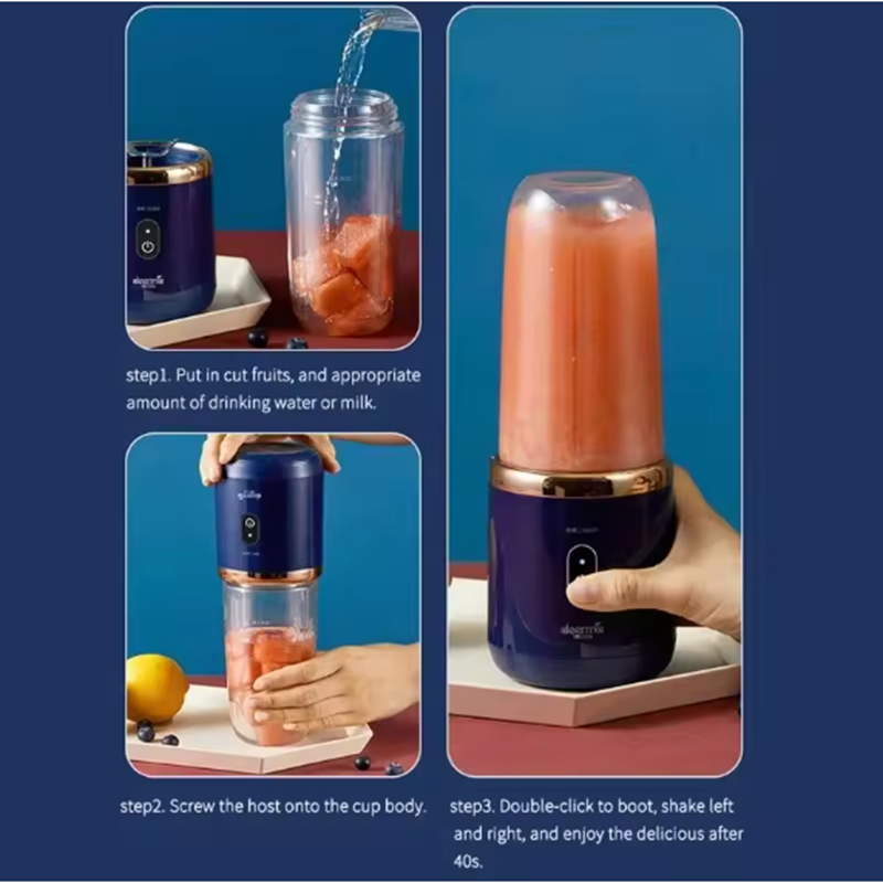 Mini Portable Blender – Personal Smoothie & Juice Maker