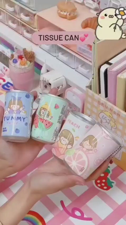 Cute Cartoon Tissue Holder – Mini Desk & Travel Box